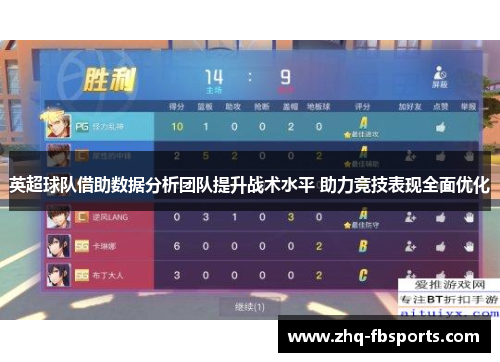 英超球队借助数据分析团队提升战术水平 助力竞技表现全面优化